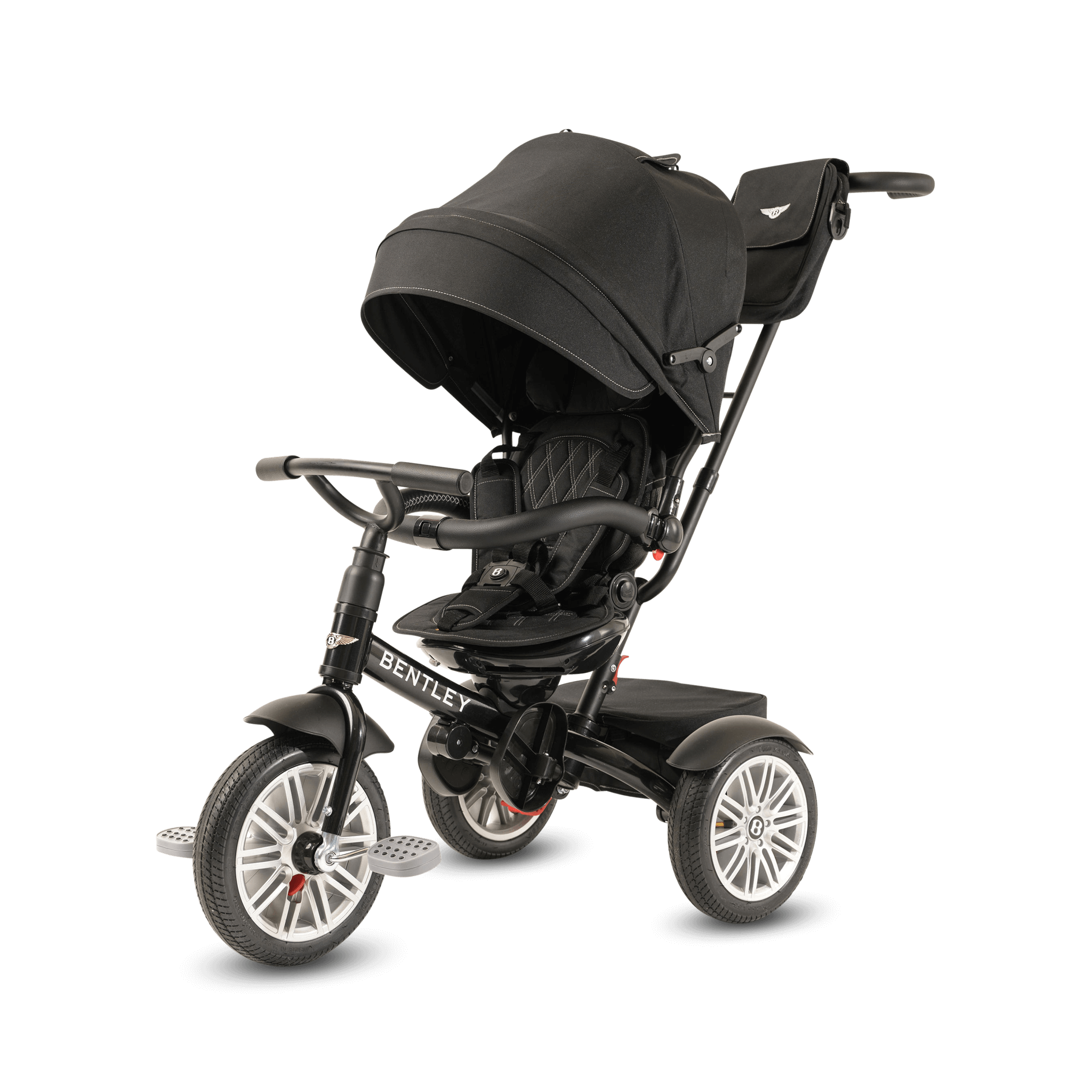 ONYX BLACK BENTLEY 6 IN 1 STROLLER TRIKE