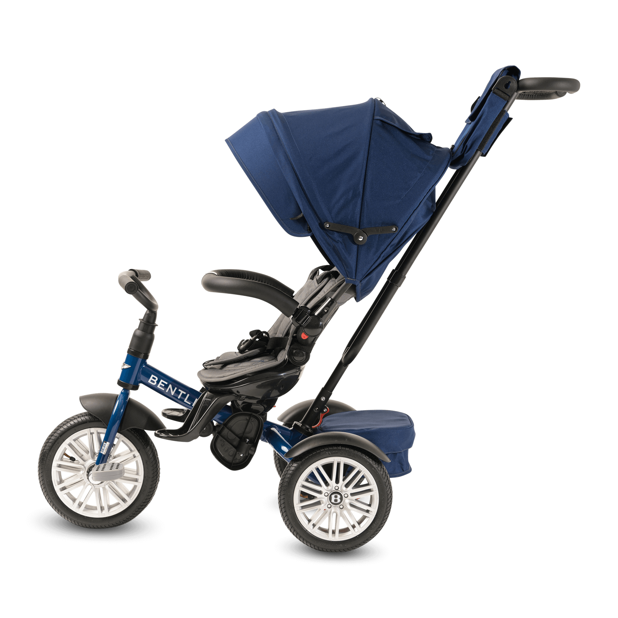 SEQUIN BLUE BENTLEY 6 IN 1 STROLLER TRIKE