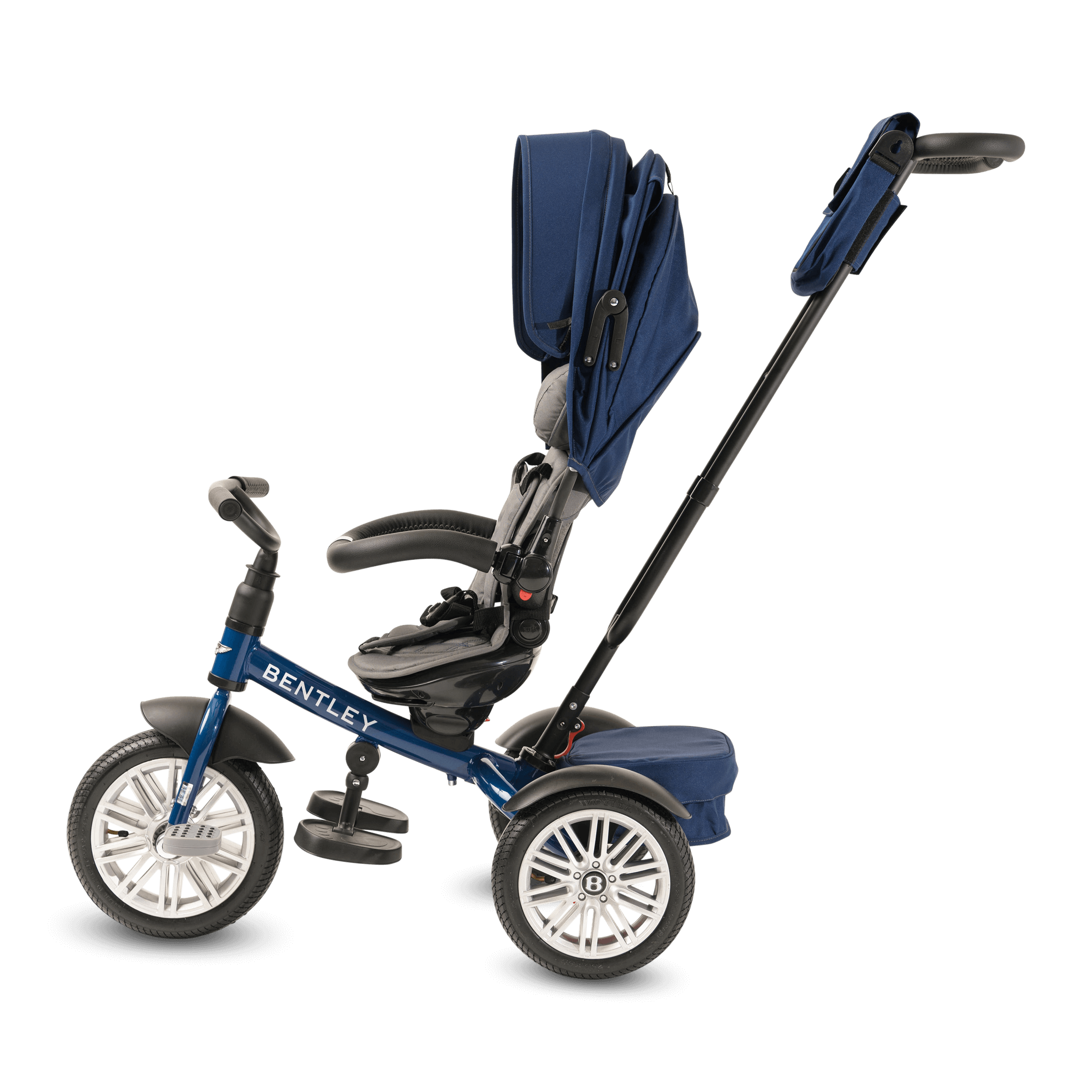 SEQUIN BLUE BENTLEY 6 IN 1 STROLLER TRIKE