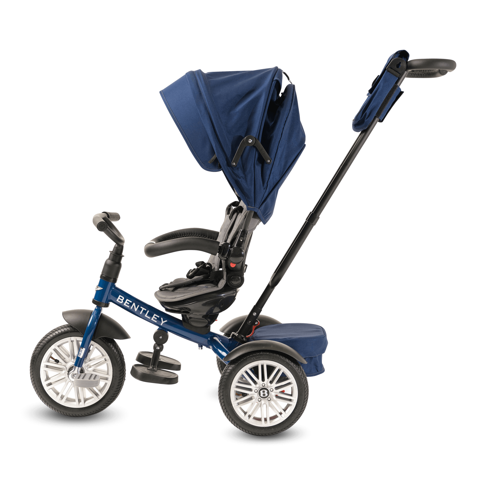 SEQUIN BLUE BENTLEY 6 IN 1 STROLLER TRIKE