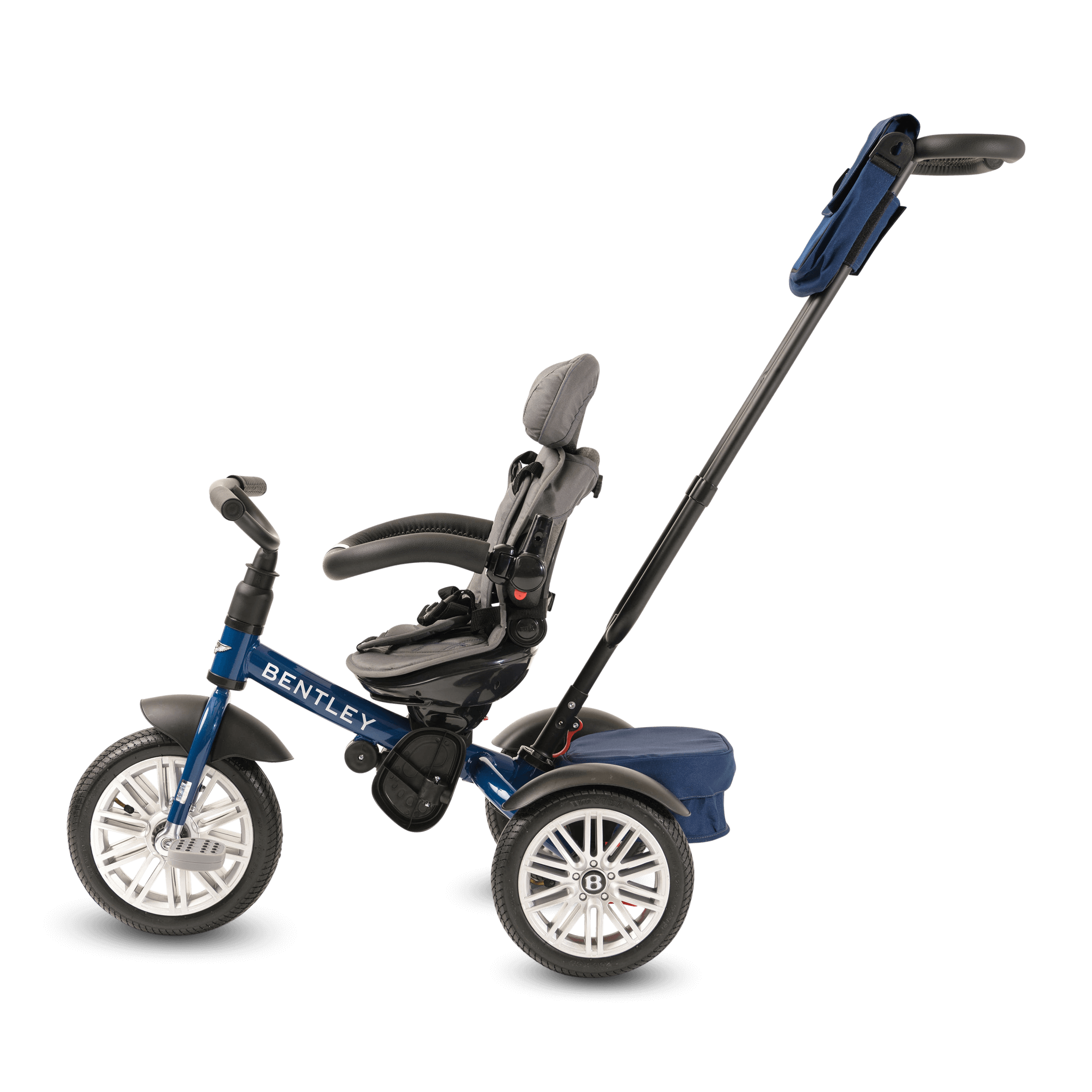SEQUIN BLUE BENTLEY 6 IN 1 STROLLER TRIKE