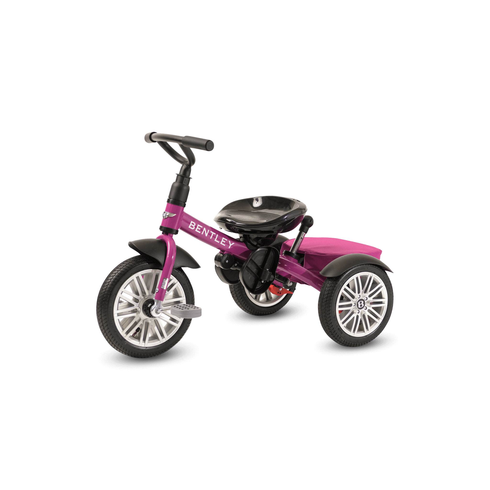 FUCHSIA PINK BENTLEY 6 IN 1 STROLLER TRIKE