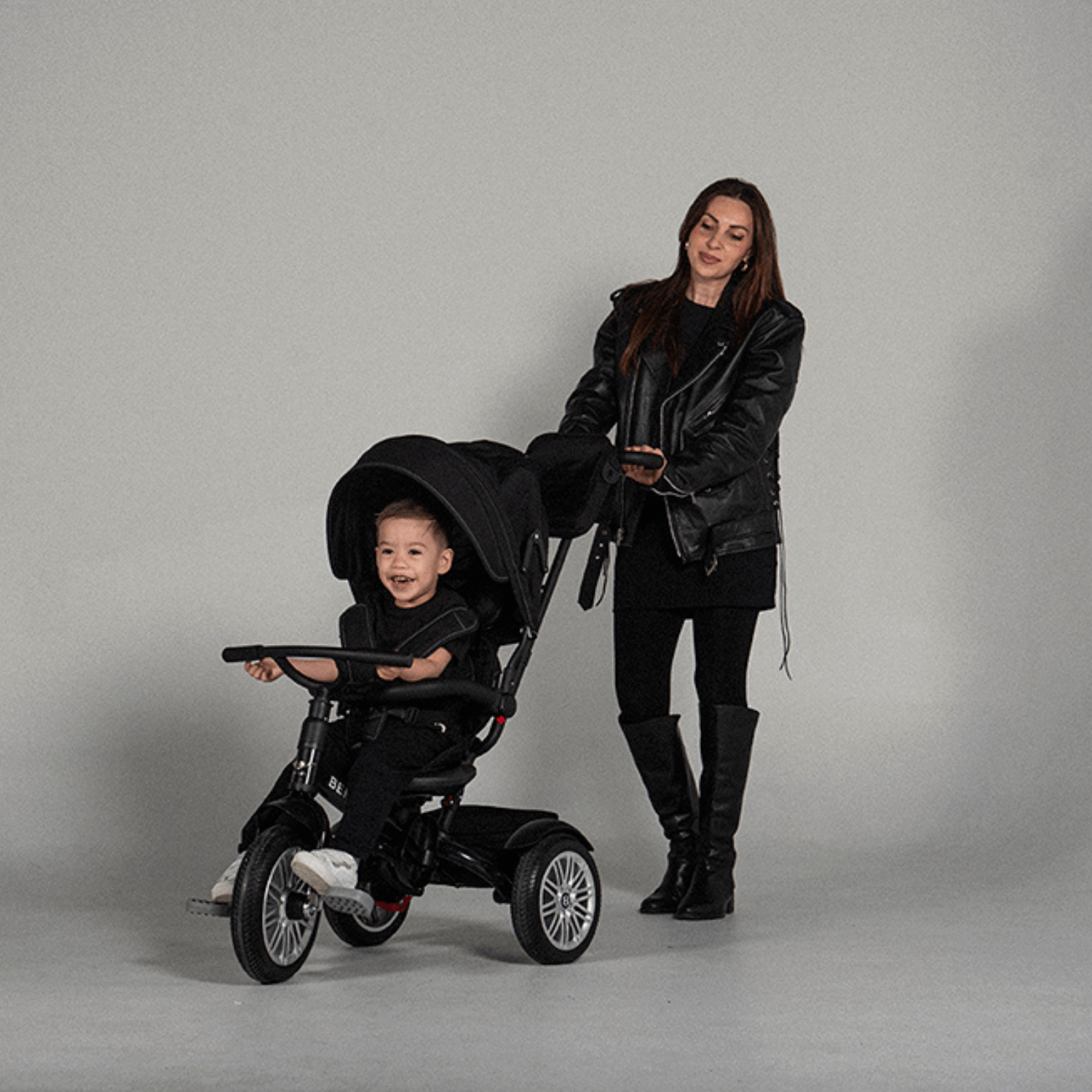 ONYX BLACK BENTLEY 6 IN 1 STROLLER TRIKE