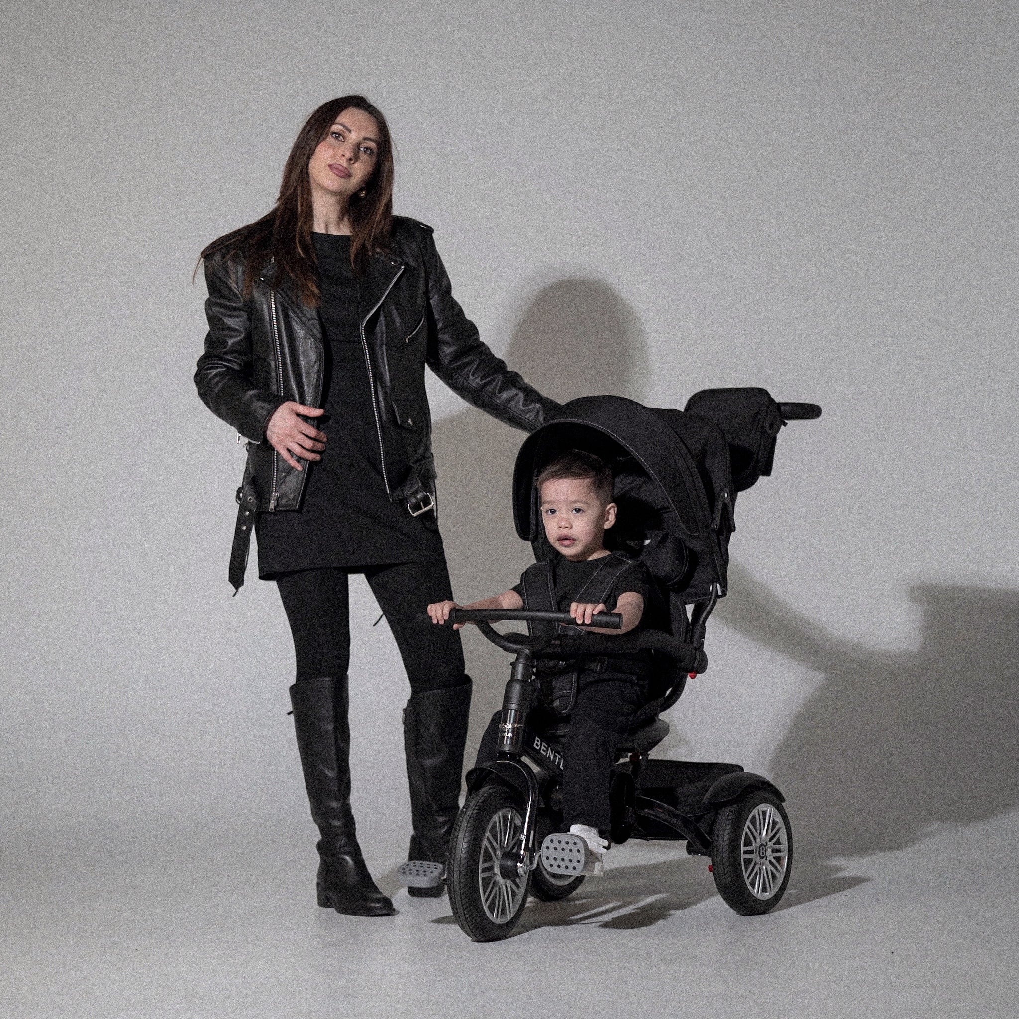 ONYX BLACK BENTLEY 6 IN 1 STROLLER TRIKE