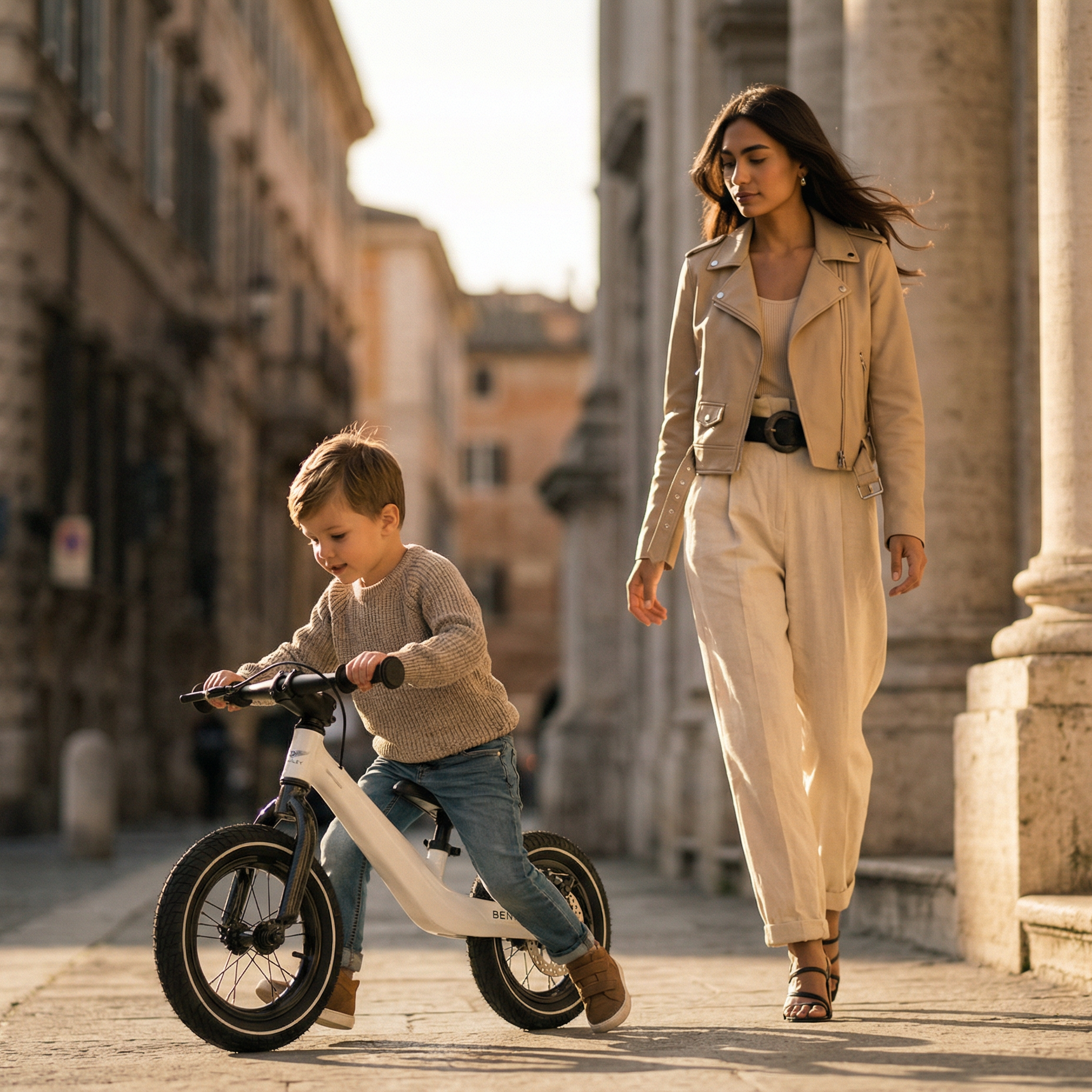 Glacier White Bentley Balance Bike