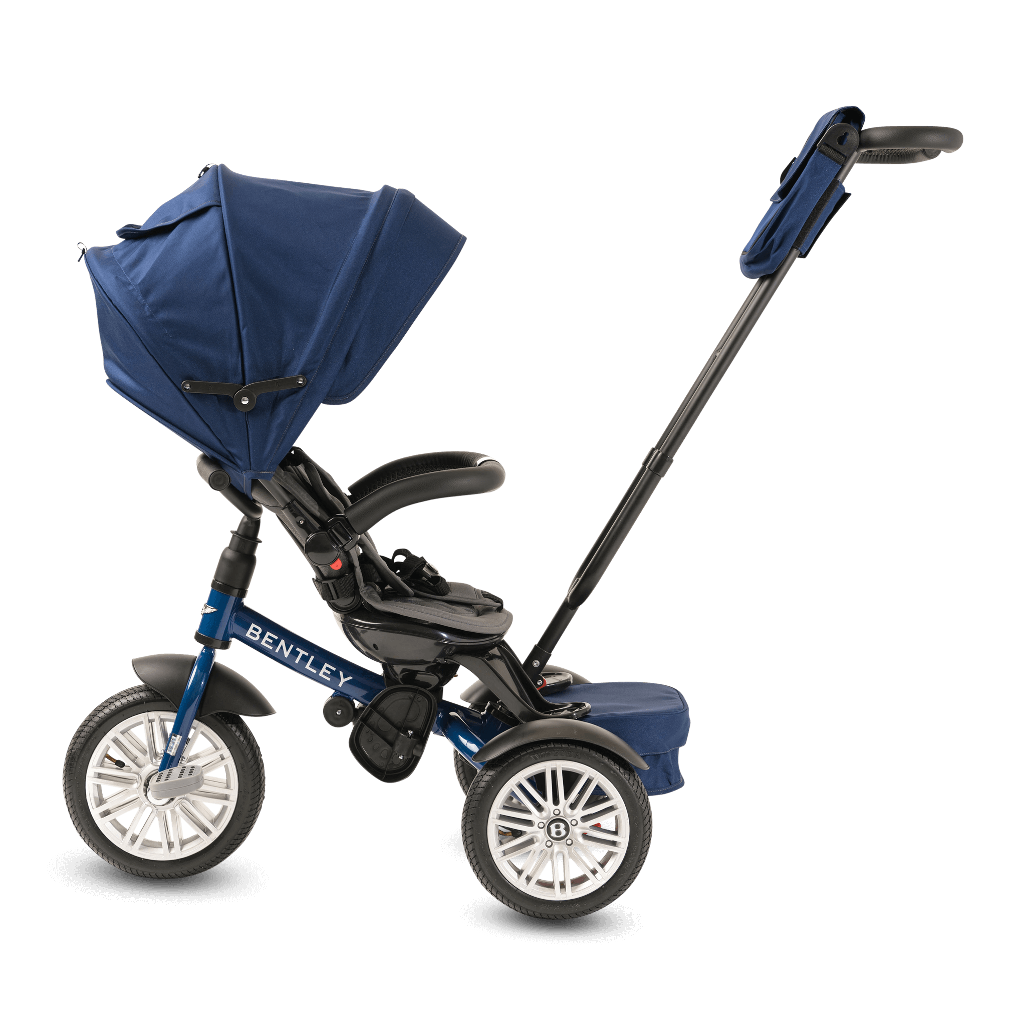 SEQUIN BLUE BENTLEY 6 IN 1 STROLLER TRIKE