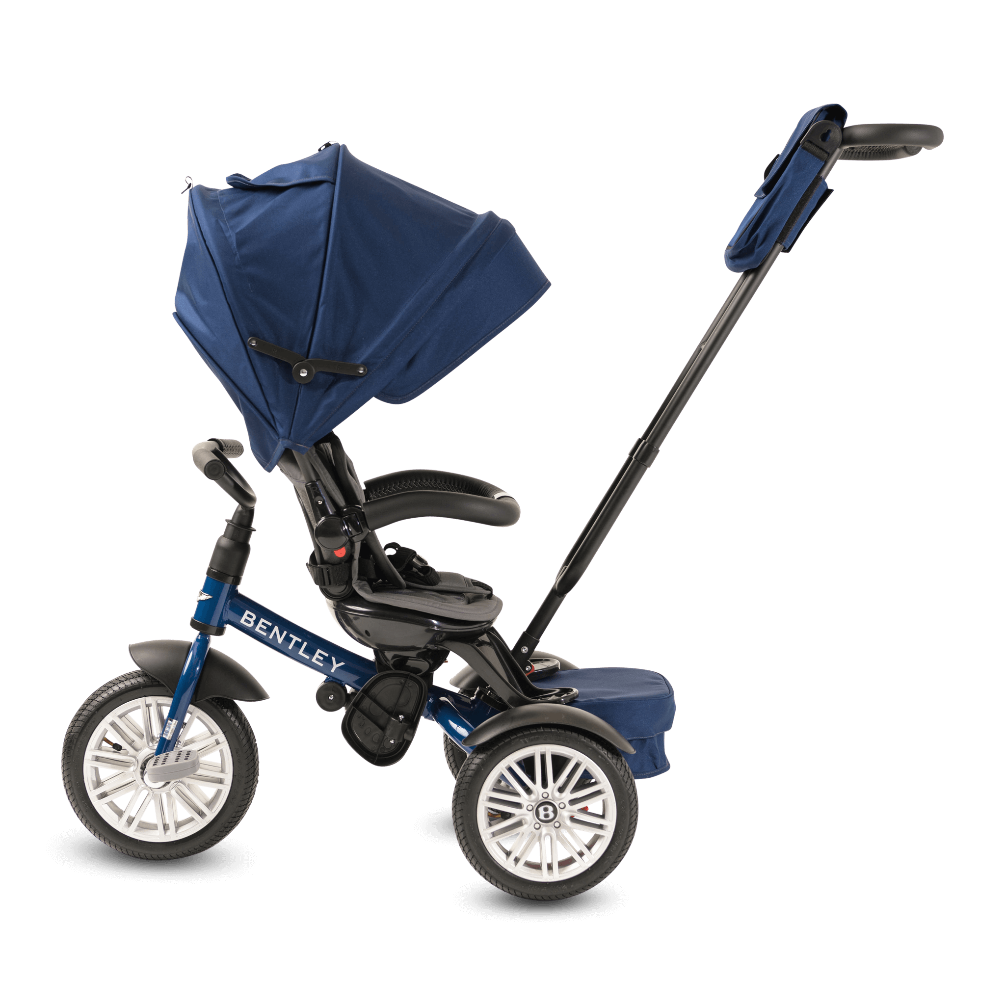SEQUIN BLUE BENTLEY 6 IN 1 STROLLER TRIKE